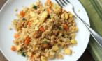 طريقة عمل أرز مقلي بالبيض